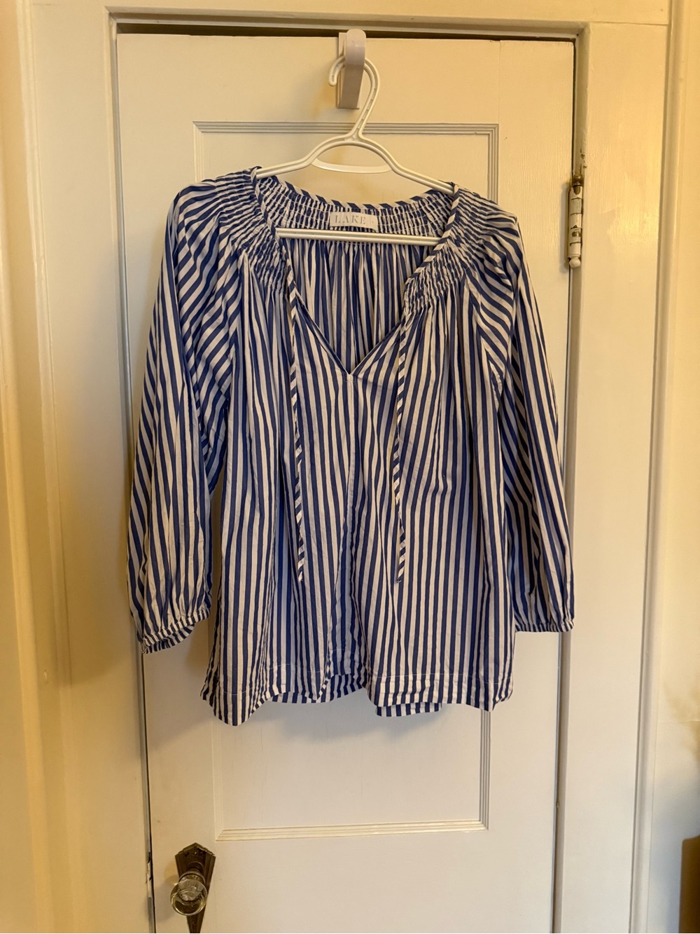 Like New! Lake Blue and White Short Set